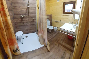 КОРМОРАН - Домик Świerк, санузел для людей с ограниченными возможностями